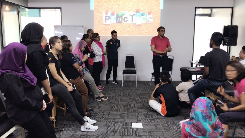Practical session with participants